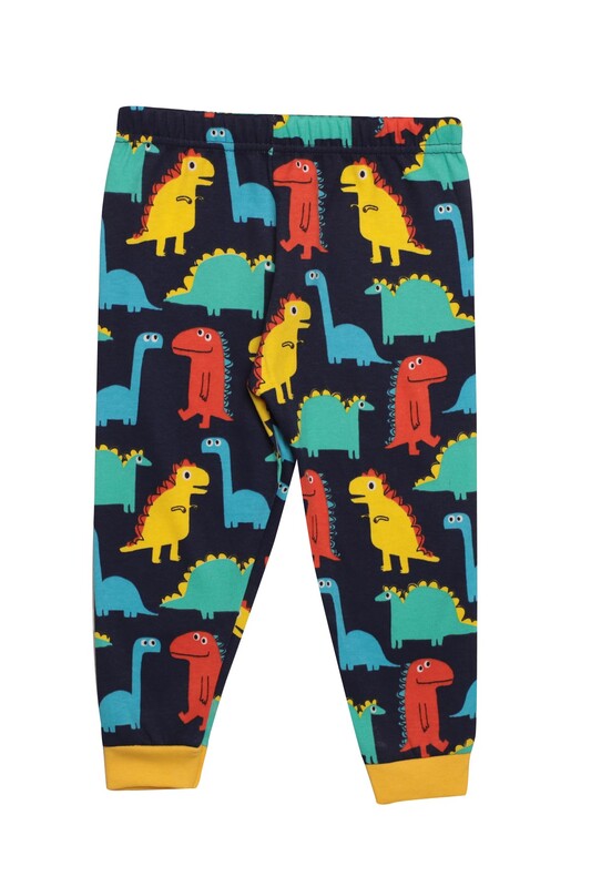 Dinazor Baskılı Erkek Çocuk Pijama Takımı 2231 | Lacivert - Thumbnail
