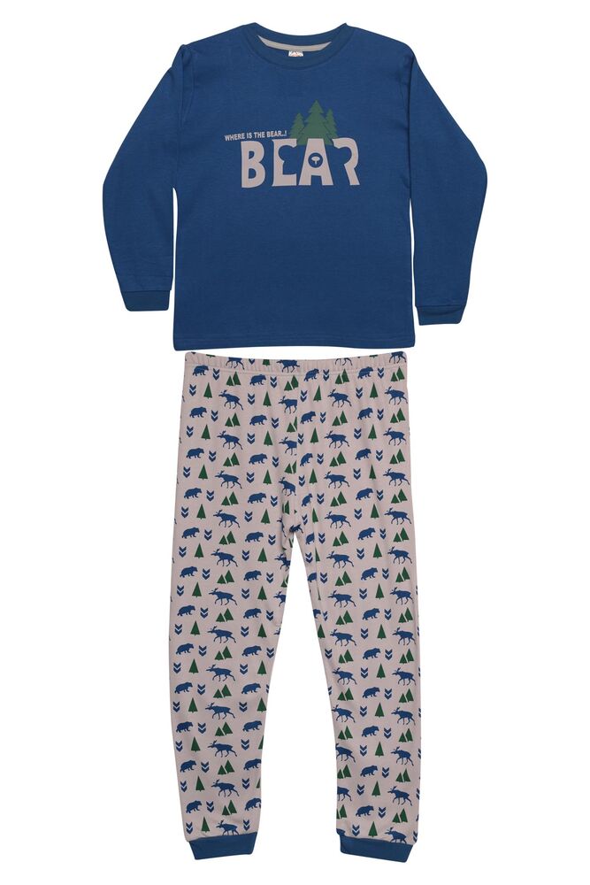 Erkek Çocuk Pijama Takımı 3013 | Mavi