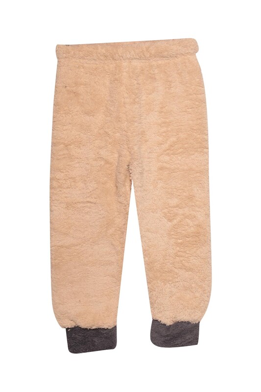 Erkek Çocuk Polar Pijama Takımı 7826 | Füme - Thumbnail