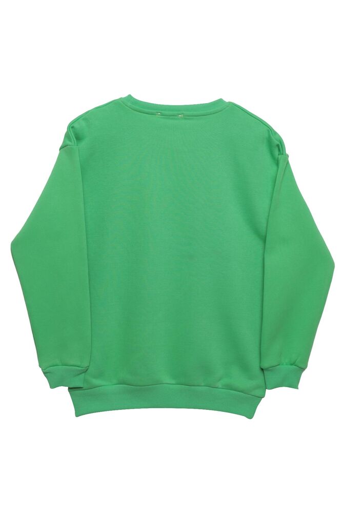 Şardonlu Erkek Çocuk Sweatshirt 423773 | Yeşil