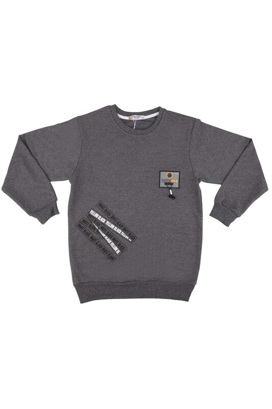 Tanem - Fashion Armalı Erkek Çocuk Sweatshirt | Füme