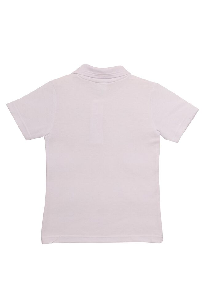 Kısa Kollu Çocuk Lacoste Tshirt | Beyaz