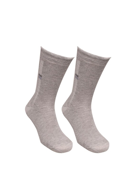 DÜNDAR - Erkek Düz Çorap | Gri