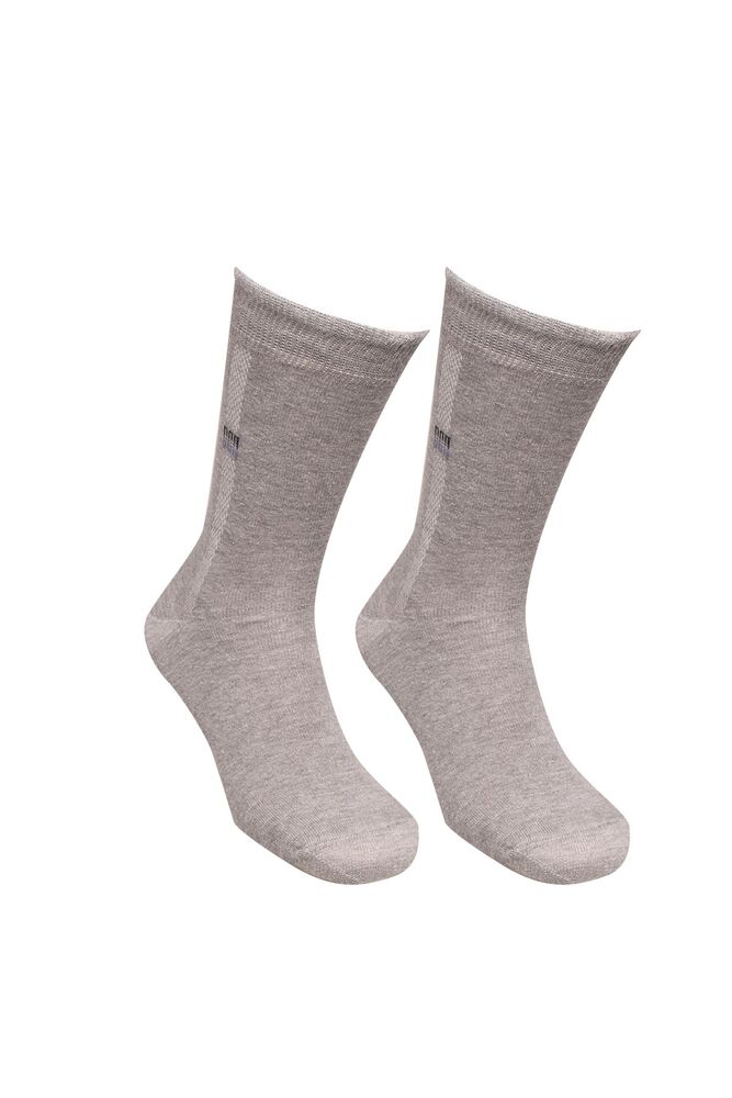 Erkek Düz Çorap | Gri