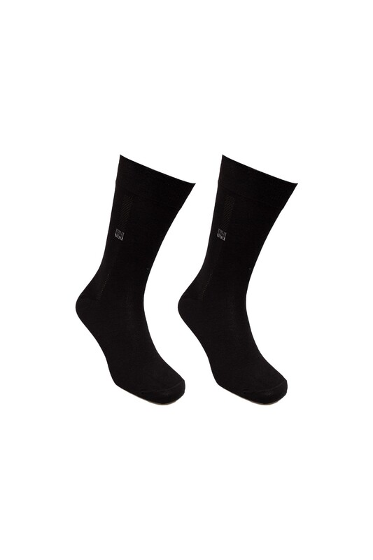 DÜNDAR - Erkek Düz Çorap | Siyah