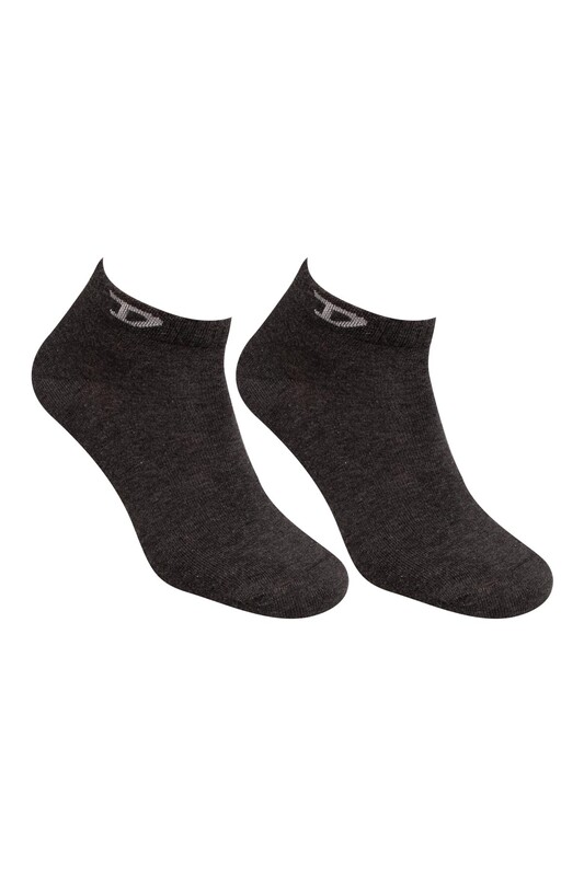 DÜNDAR - Erkek Patik Çorap | Füme