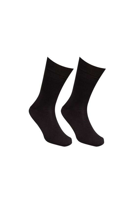 DÜNDAR - Erkek Düz Çorap 003 | Siyah