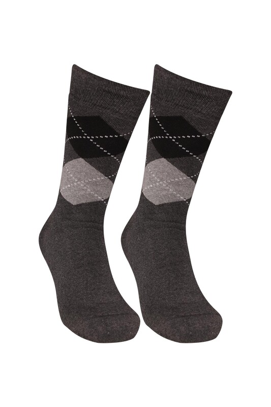 DÜNDAR - Dündar Erkek Havlu Çorap 7002-2 | Antrasit