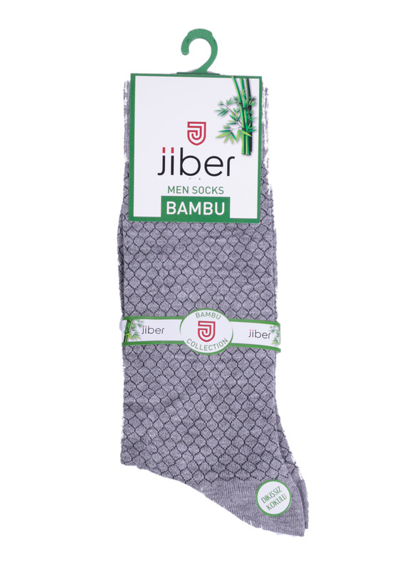 Jiber Bambu Çorap 5502 | Gri - Thumbnail