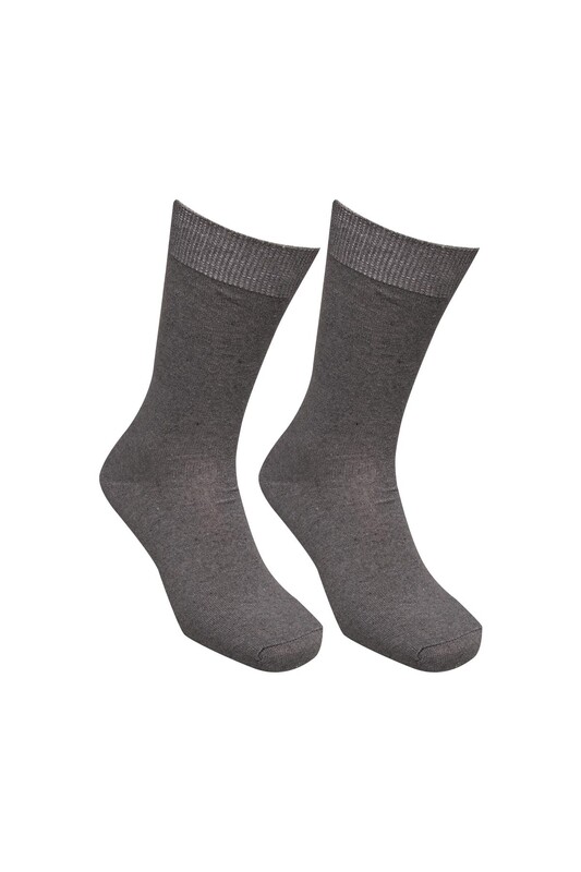 KÖKSAL - Erkek Düz Çorap | Gri