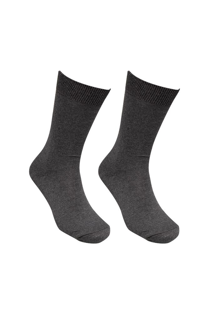 Erkek Düz Çorap | Koyu Gri