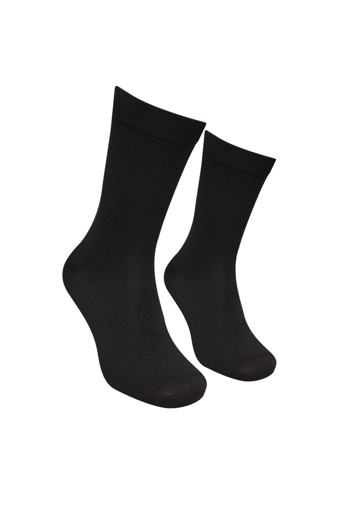 Erkek Düz Çorap | Siyah