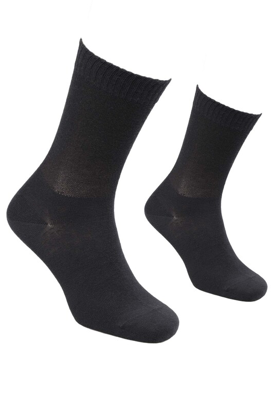 PRO - Diyabetik Dikişsiz Erkek Penye Çorap 16308 | Füme
