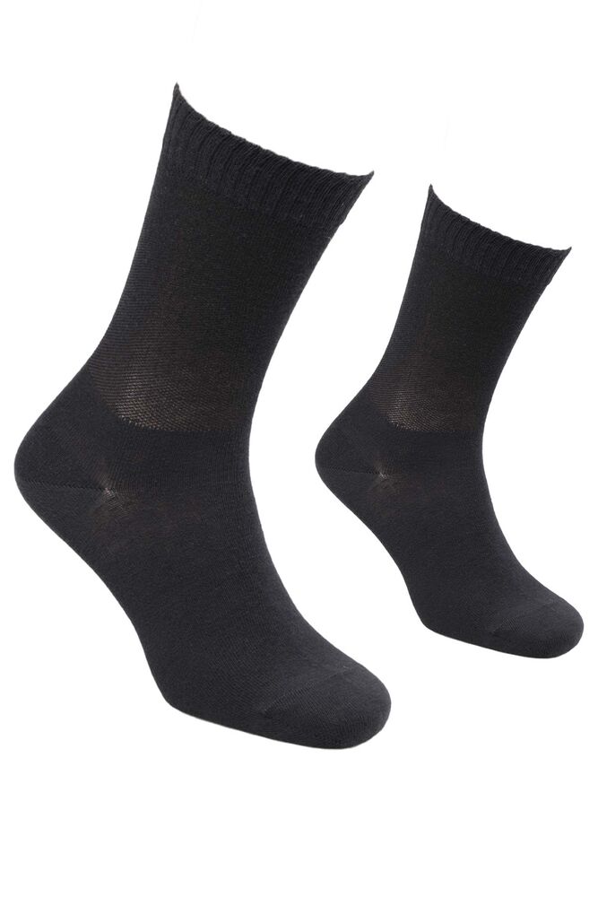 Diyabetik Dikişsiz Erkek Penye Çorap 16308 | Füme