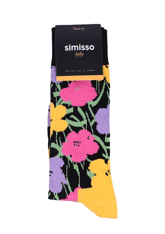 SİMİSSO - Simisso Lofty Çorap 809 | Sarı