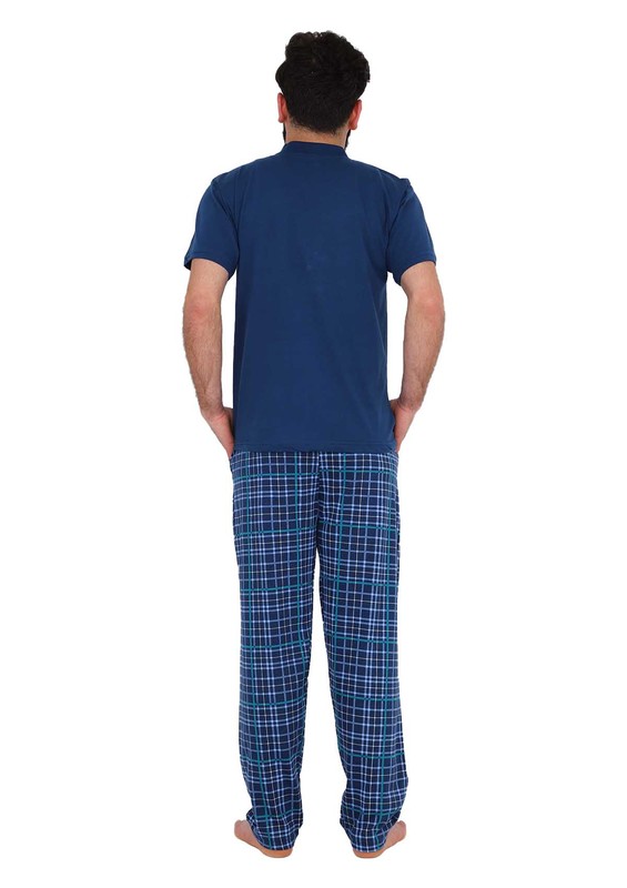 Işılay Pijama Takımı 738 | Lacivert - Thumbnail
