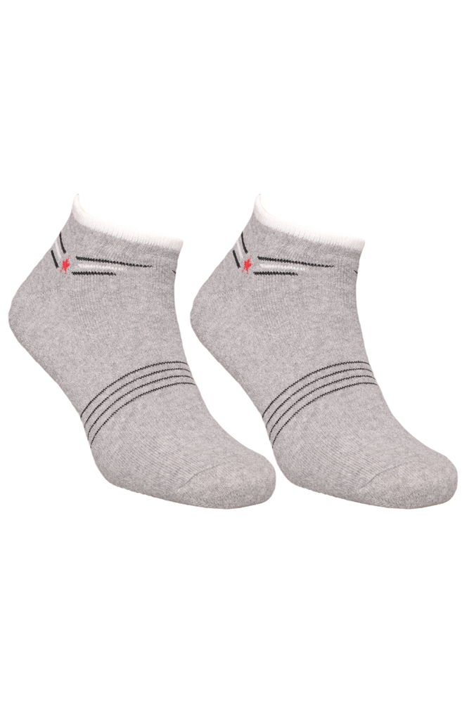 Erkek Havlu Patik Çorap 113-1 | Gri