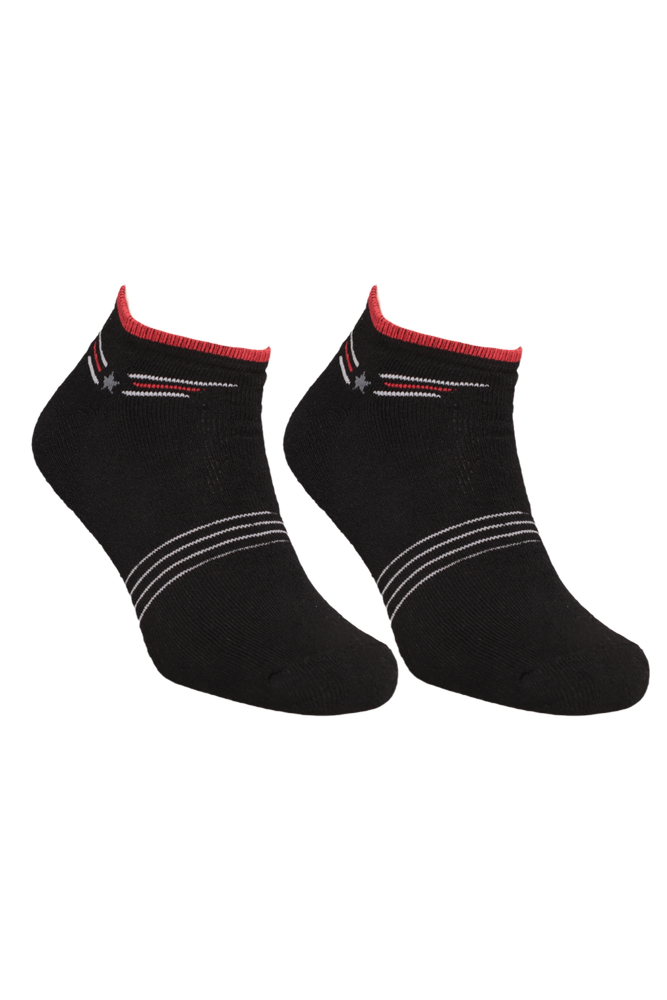 Erkek Havlu Patik Çorap 113-1 | Siyah