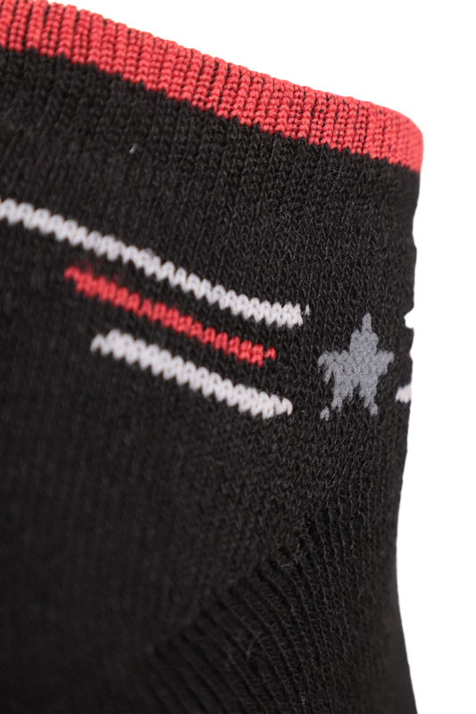Erkek Havlu Patik Çorap 113-1 | Siyah - Thumbnail