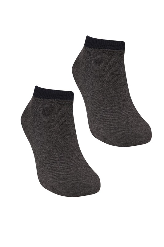 CAKS SOCKS - Erkek Termal Patik Çorap 47000 | Antrasit