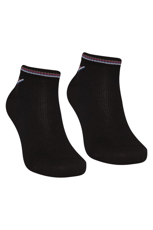 DÜNDAR - Erkek Patik Çorap 102-2 | Siyah