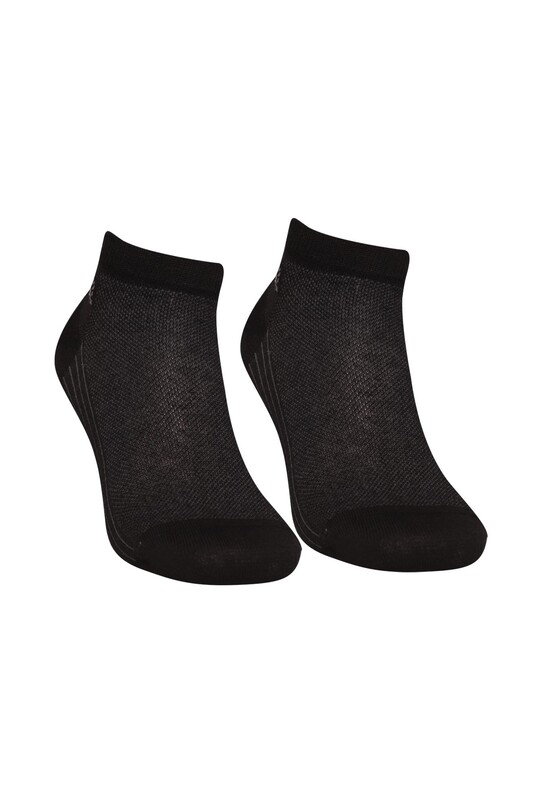 DÜNDAR - Erkek Patik Çorap 102-3 | Siyah