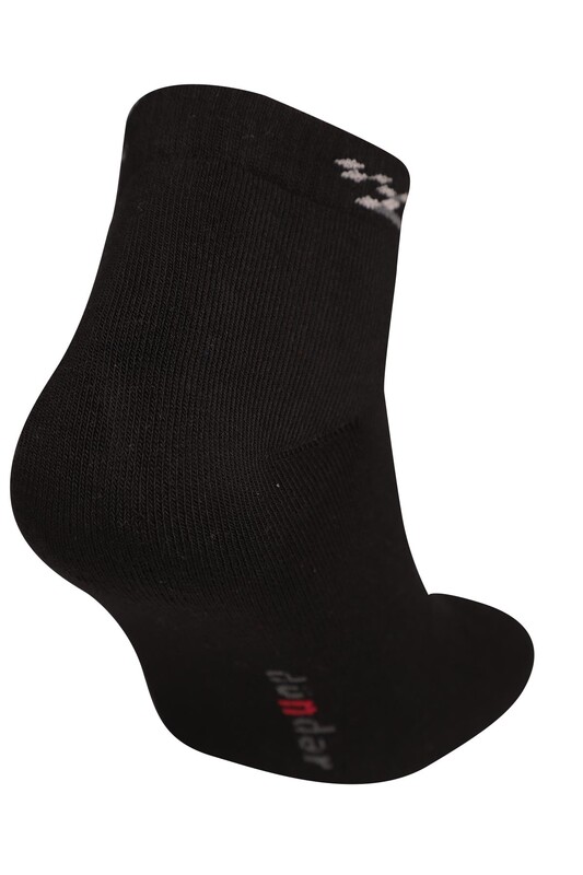 Dündar Erkek Havlu Patik Çorap 7057-1 | Siyah - Thumbnail