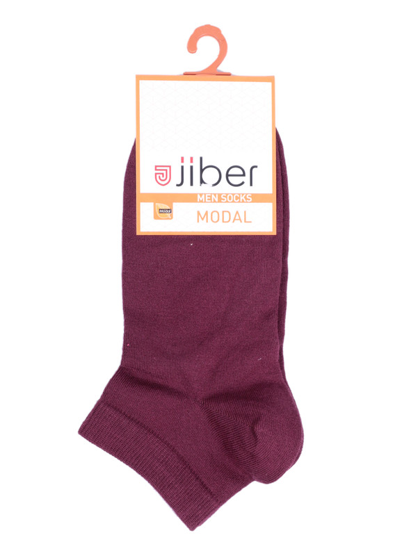 Jiber Modal Patik Çorap 6100 | Bordo - Thumbnail