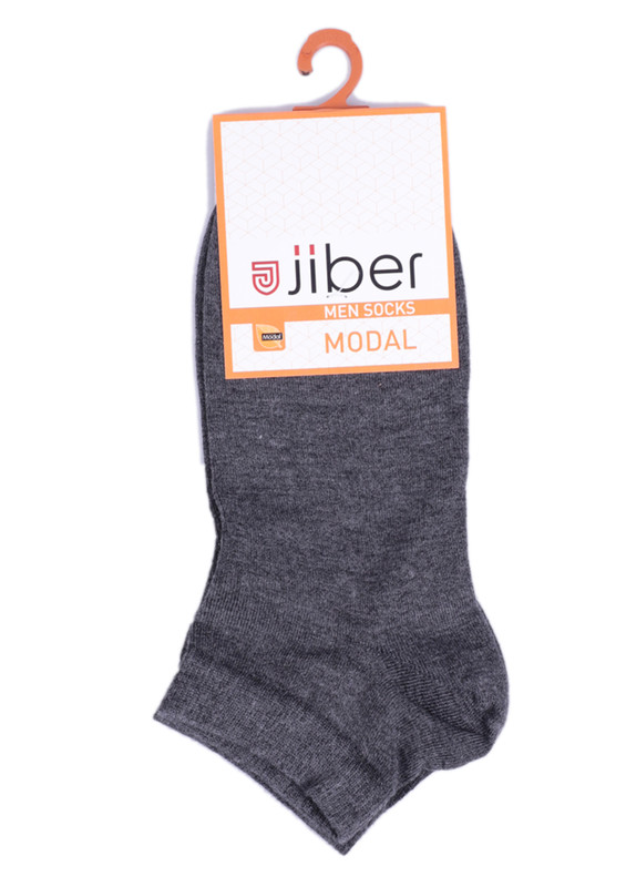 Jiber Modal Patik Çorap 6100 | Antrasit - Thumbnail