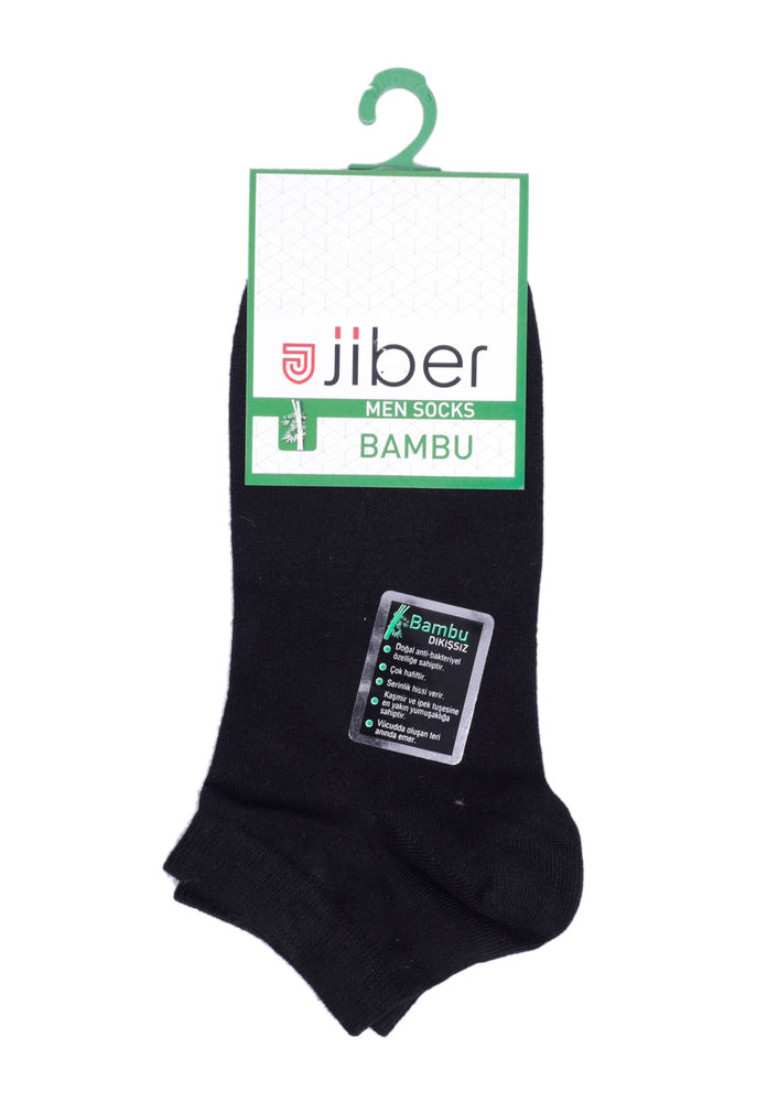 Jiber Bambu Patik Çorap 6750 | Siyah