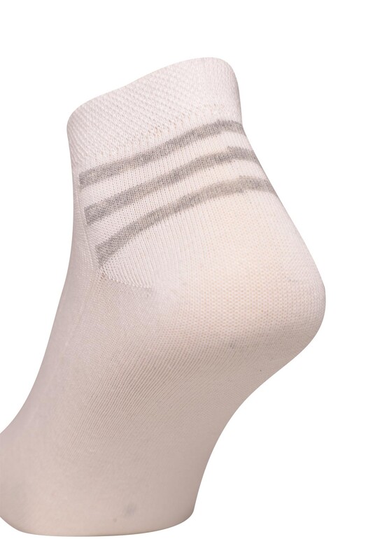 Erkek Patik Çorap 5482 | Beyaz - Thumbnail