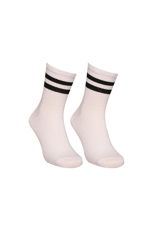 MOSAİC - Erkek Patik Çorap 6200 | Beyaz