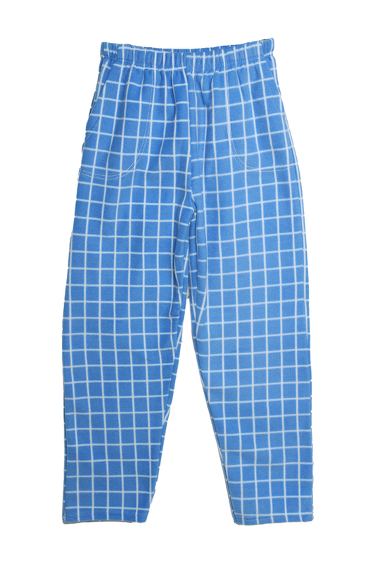 SUDE - Erkek Polar Pijama Altı 9336-1 | Mavi