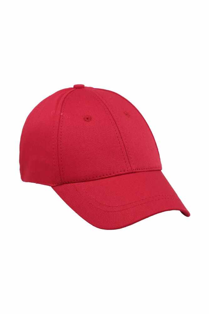 Erkek Evalı Delikli Şapka Kırmızı