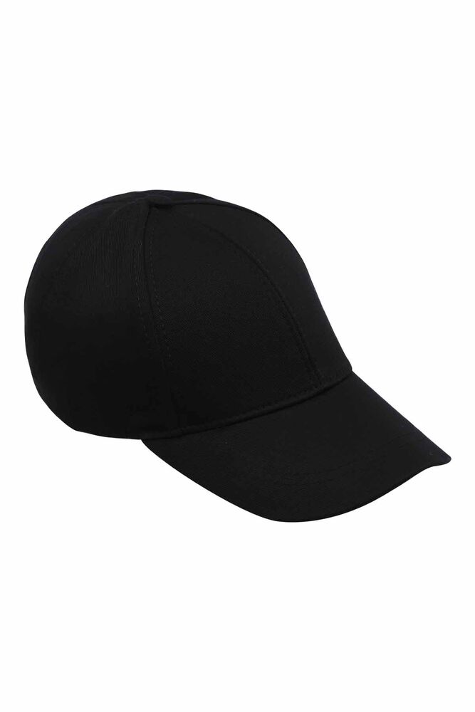 Erkek Evalı Şapka Siyah