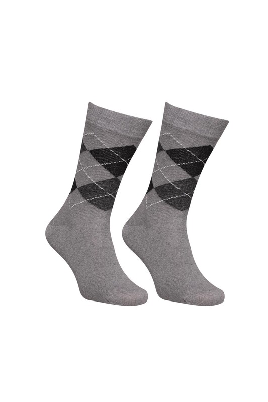 ADONTE - Dikişsiz Erkek Soket Çorap 1978 | Gri