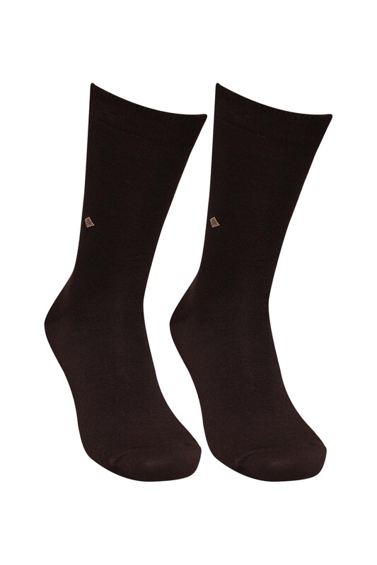 Erkek Bambu Soket Çorap 151 | Kahverengi - Thumbnail