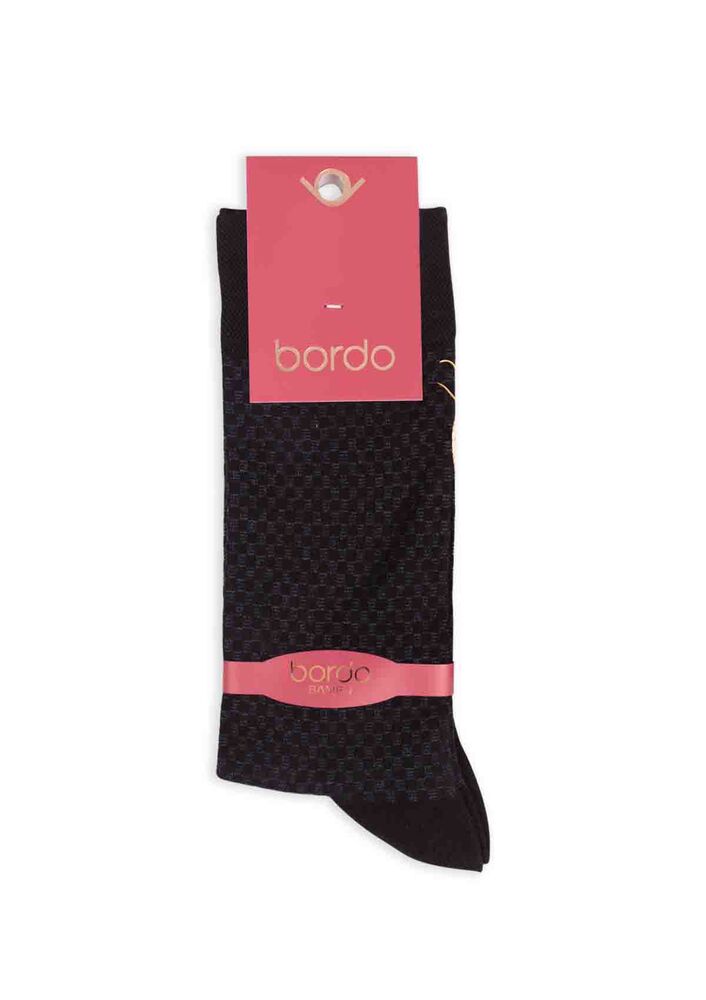 Bordo Bambu Dikişsiz Erkek Çorap EBK1001-1 | Siyah