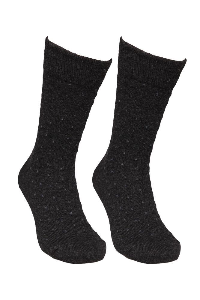 Erkek Lambswool Soket Çorap 50000 | Antrasit