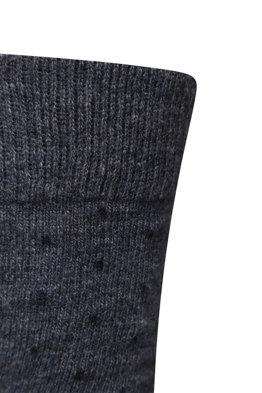 Erkek Lambswool Soket Çorap 50000 | İndigo - Thumbnail