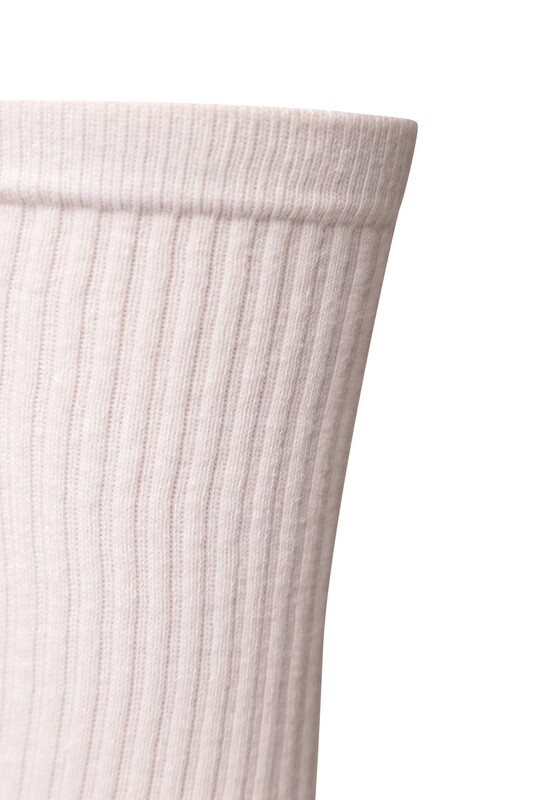 Dündar Soket Çorap 7101-4 | Beyaz - Thumbnail