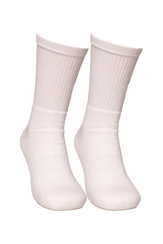 Dündar Soket Çorap 7101-4 | Beyaz - Thumbnail