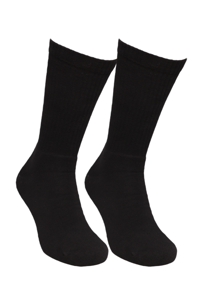 Erkek Havlu Soket Çorap 1760-1 | Siyah