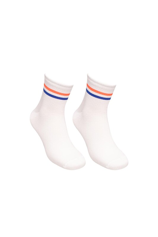 TWENTY - Erkek Kolej Soket Çorap | Beyaz