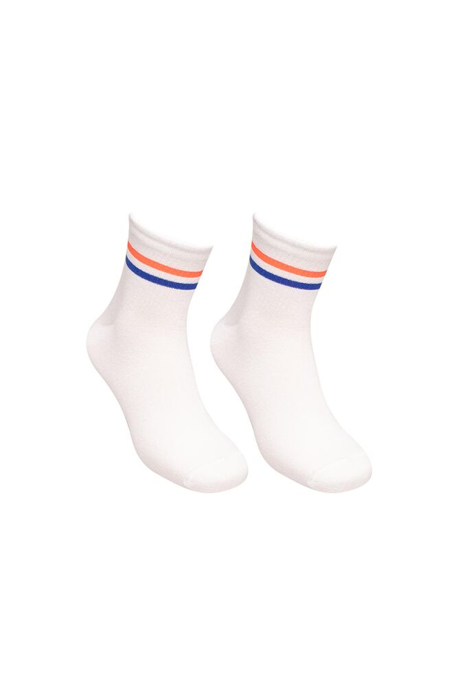 Erkek Kolej Soket Çorap | Beyaz