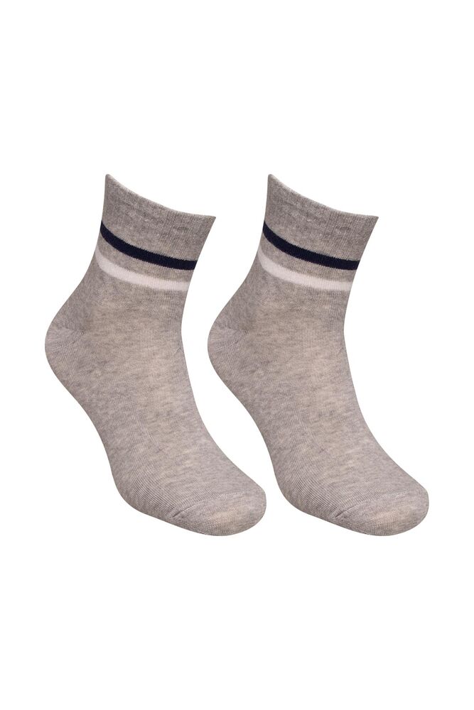 Erkek Kolej Soket Çorap | Gri