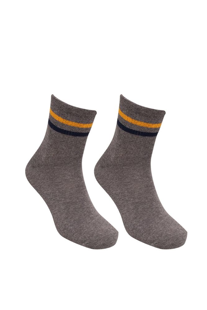 Erkek Kolej Soket Çorap | Koyu Gri