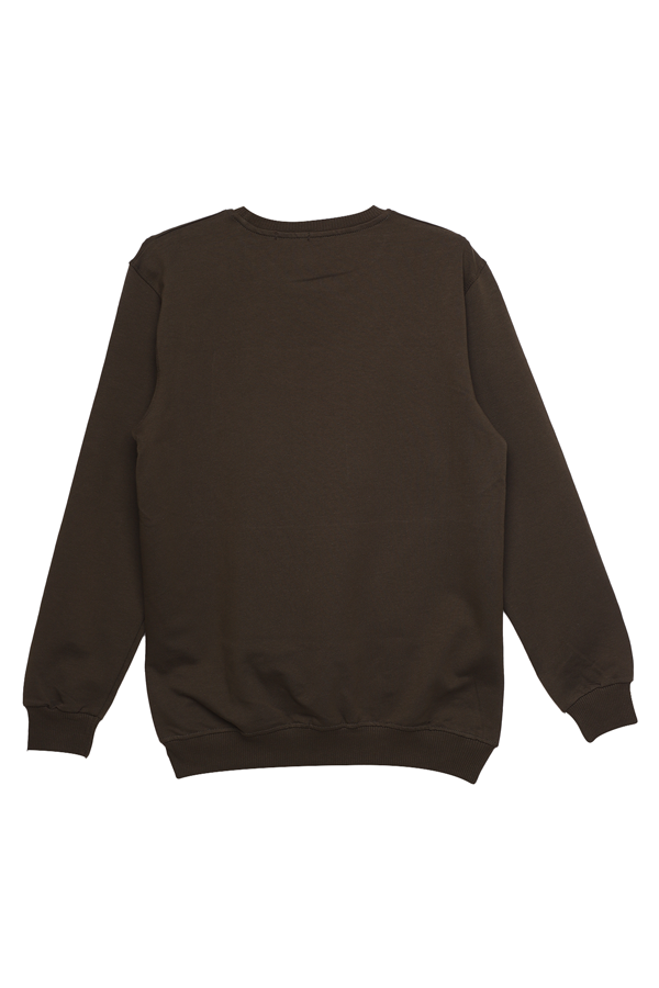 2 İplik Kompak Erkek Sweatshirt 9008-1 | Haki