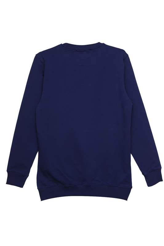 2 İplik Kompak Erkek Sweatshirt 9008-1 | Lacivert - Thumbnail