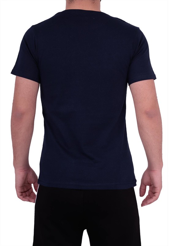 Enişte T-Shirt 1002 | Lacivert - Thumbnail